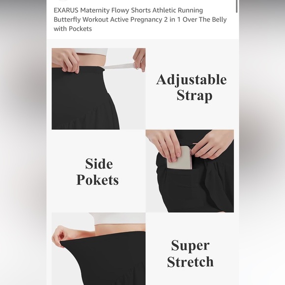 Maternity Short Bundle size small - Picture 2 of 16